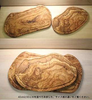 オリーブの木　まな板　溝付き　ただ誠実に今を生きる　約37cm オリーブの木 まな板 溝付き ただ誠実に今を生きる 約37cm